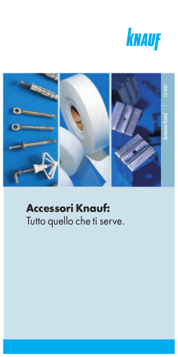 Accessori Knauf: Tutto quello che ti serve.