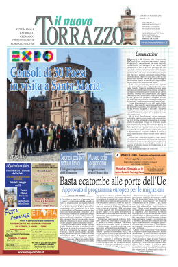 16/05/2015 - Il Nuovo Torrazzo