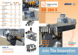 XD 38H II - UTIMAC Torino Specialisti in Macchine per Tornire