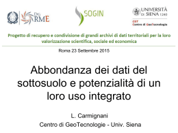 CGT - neogeo.unisi.it - Università degli Studi di Siena