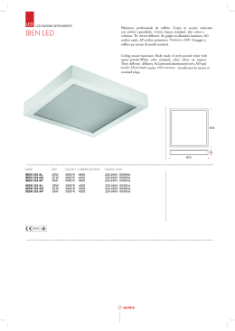 LED DIVISION INSTRUMENTS Plafoniera professionale da