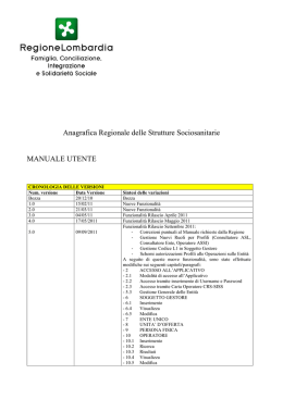 Manuale anagrafica strutture sociosanitarie  PDF