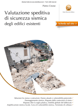 Valutazione speditiva di sicurezza sismica