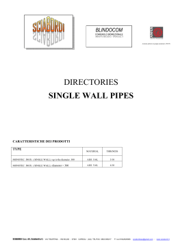 DIRECTORIES SINGLE WALL PIPES