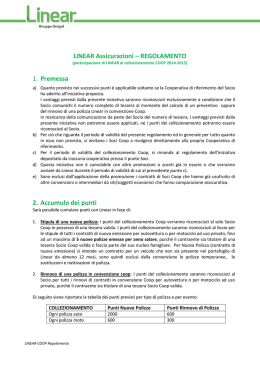 Regolamento Linear-Coop