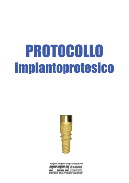 Protocollo Implantoprotesico
