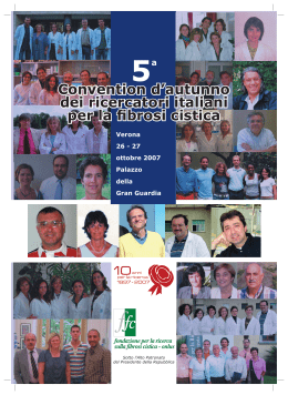 Brochure V Convention d`Autunno FFC