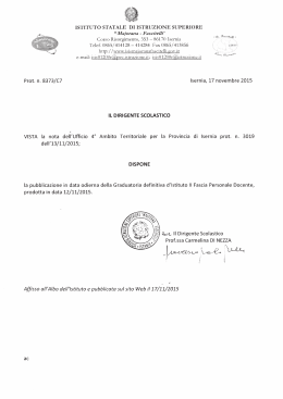 “Majorana — Fascite!!!“ ` Corso Risorgimento 353— 86170 Isernia _