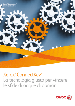 Scarica il pdf Xerox ConnectKey