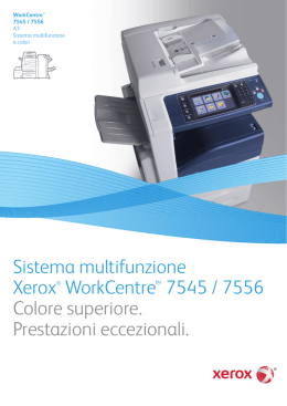 WorkCentre&trade; 7545 / 7556