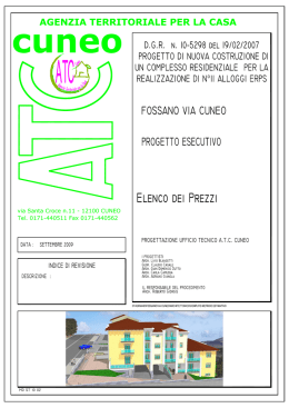 Scarica l`elenco prezzi