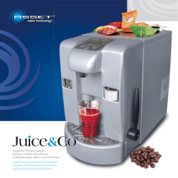 Juice&Co - una fonte inesauribile d`acqua sicura e sana