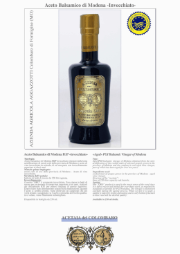 Aceto Balsamico di Modena -Invecchiato