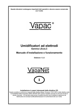 Umidificatori ad elettrodi