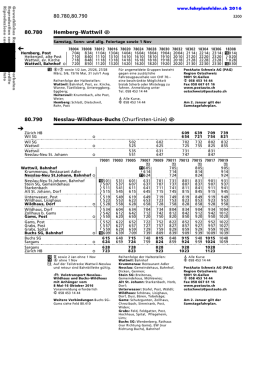 80.790 - Fahrplanfelder