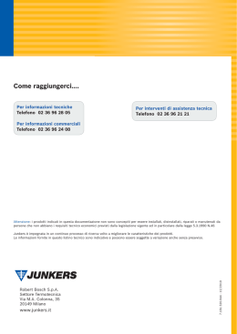 Listino Junkers