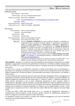 CV L F R - Consac gestioni idriche spa