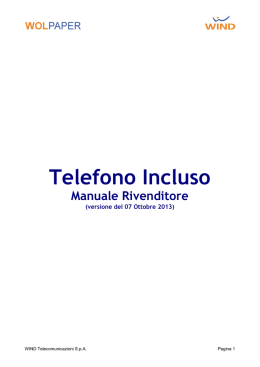 Telefono Incluso Manuale Rivenditore