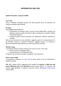 INFORMATIVA IMU 2015 agg. al 18.11.2015