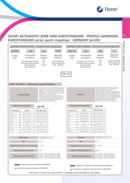 Scarica PDF - Tierre Fittings