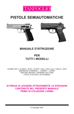 Manual - Tanfoglio
