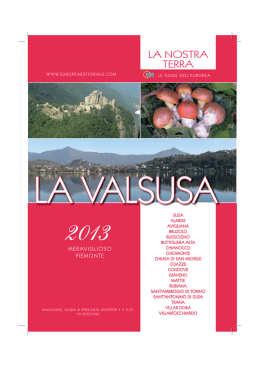 VALSUSA 2013.indd - Angoli d`Italia, le eccellenze italiane nel Mondo