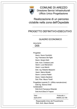 P.zza della Libertà, 1 - 52100 Arezzo - Tel. 0575.3770