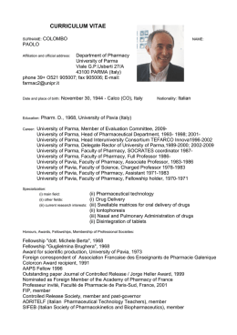 curriculum vitae