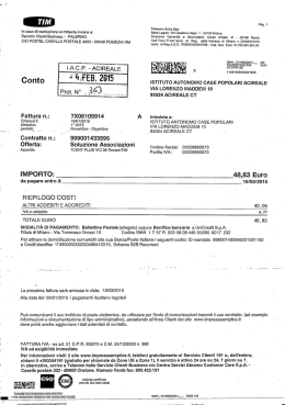 m ` Pag. 1 - CMS LABS - Istituto Autonomo Case Popolari