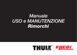 Manuale uso e manutenzione