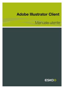 Adobe Illustrator Client Manuale utente