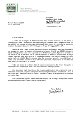 Mozione - Ordine dei Dottori Commercialisti della provincia di Bologna