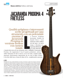 JACARANDA PROXIMA 4 FRETLESS