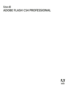 Uso di Adobe&reg; Flash&reg; CS4 Professional