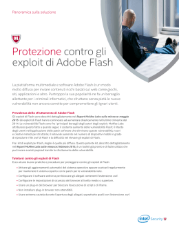 Protezione contro gli exploit di Adobe Flash