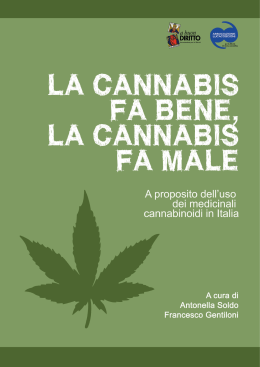 a proposito dell`uso dei medicinali cannabinoidi in italia