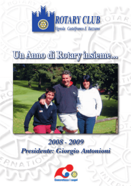 Un Anno di Rotary insieme... - Rotary Club Vignola, Castelfranco