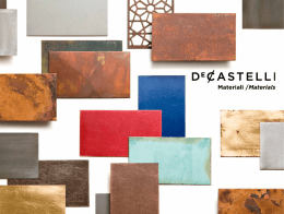 Materiali /Materials