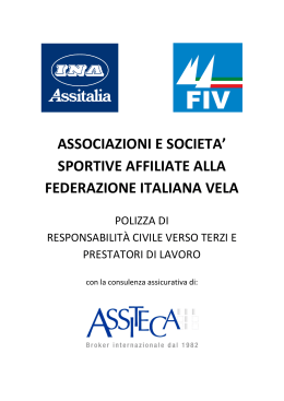 associazioni e societa` sportive affiliate alla federazione italiana vela