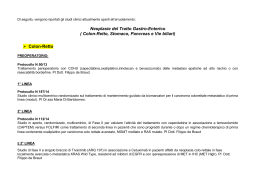 stomaco 1&deg; linea - Istituto Nazionale dei Tumori