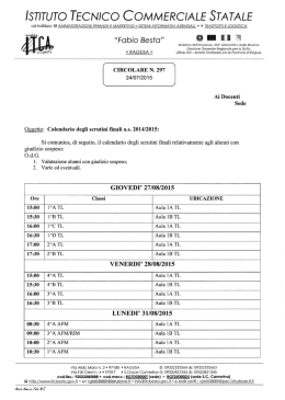 ISTITUTO TECNICO COMMERCIALE STATALE