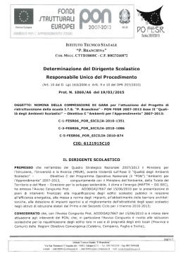Nomina Commissione di Gara