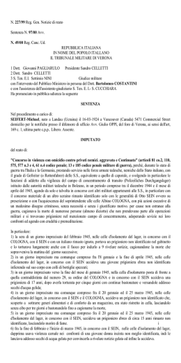 N. 227/99 Reg. Gen. Notizie di reato Sentenza N. 97/00 Avv. N. 49