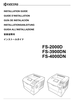 FS-2000D FS-3900DN FS-4000DN