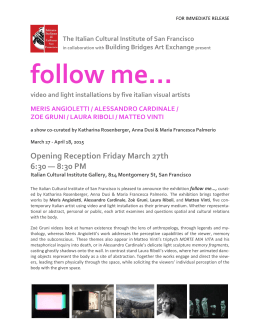 pr follow me-final-march12 - Italian Cultural Institute