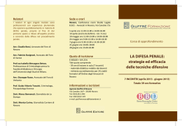 La difesa penale: strategie ed efficacia delle