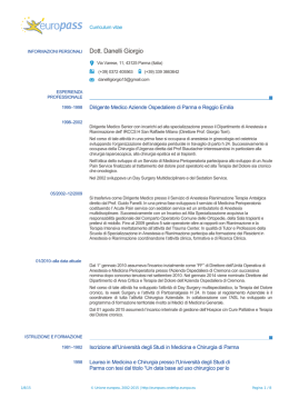 Curriculum vitae