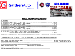 FIAT 500 Abarth - Galdieri Car Service