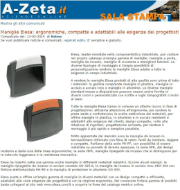 Maniglie Elesa: ergonomiche. compatte e adattabili alle esigenze