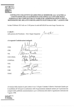 Modifiche ACQ
